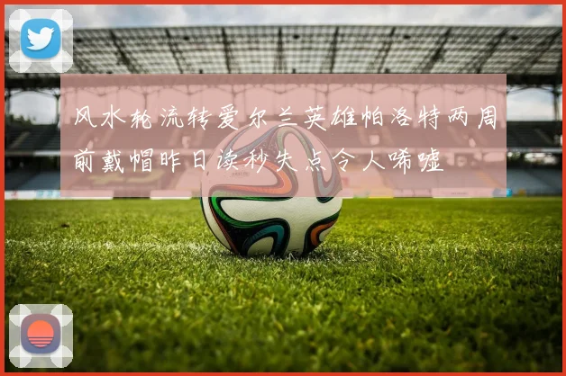 风水轮流转爱尔兰英雄帕洛特两周前戴帽昨日读秒失点令人唏嘘