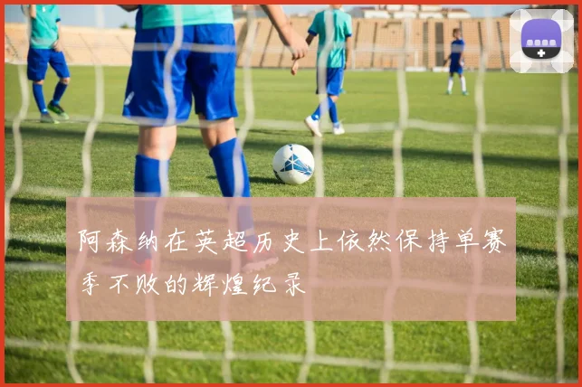 阿森纳在英超历史上依然保持单赛季不败的辉煌纪录